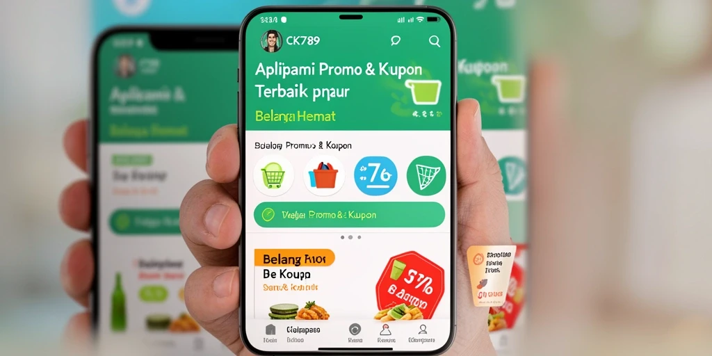 Antarmuka CK789 yang sederhana dan mudah digunakan untuk menemukan kupon.