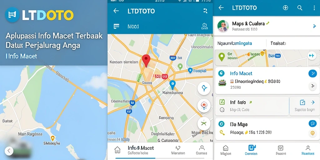 Tampilan antarmuka LTDTOTO menampilkan informasi lalu lintas yang akurat.