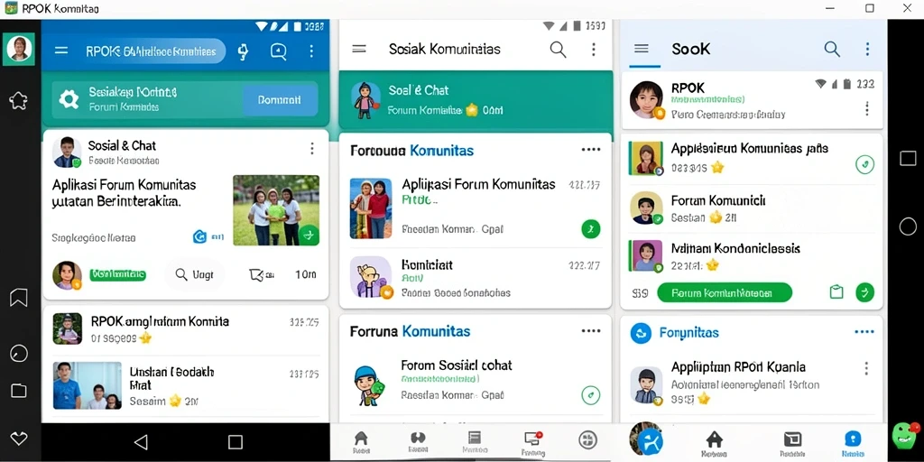 Antarmuka pengguna RPOK menampilkan fitur diskusi yang menarik.