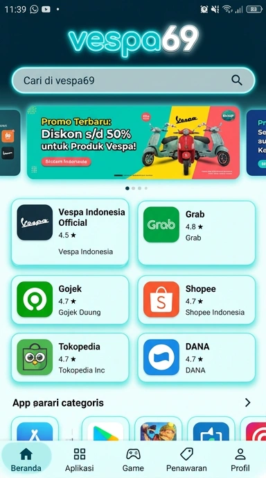 Aplikasi Populer & Kanal Uji di vespa69 — Temukan Pilihan Terbaik